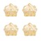 ponatia 50 PCS Laser Cut With Ribbon Wedding Party Favor Box, Wedding Gift Box, Chocolate Candy and Gift Boxes Paper bags for packaging(Gold)